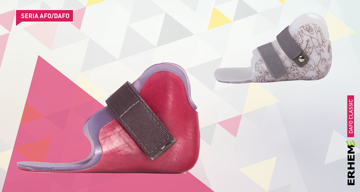 DAFO Classic, Short orthosis correcting axial disorders in the frontal plane, AFO/DAFO series