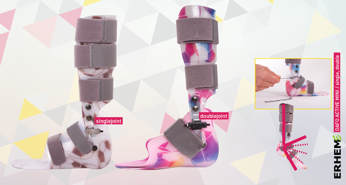 DAFO Active 2, Short orthosis correcting axial disorders in the frontal plane, AFO/DAFO series