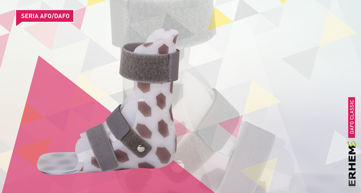 AFO Classic, Orthosis covering shin and foot, AFO/DAFO series