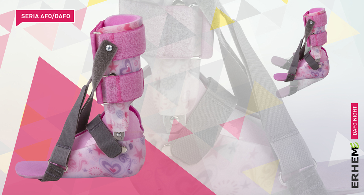 DAFO Night, Short orthosis correcting axial disorders in the frontal plane, AFO/DAFO series