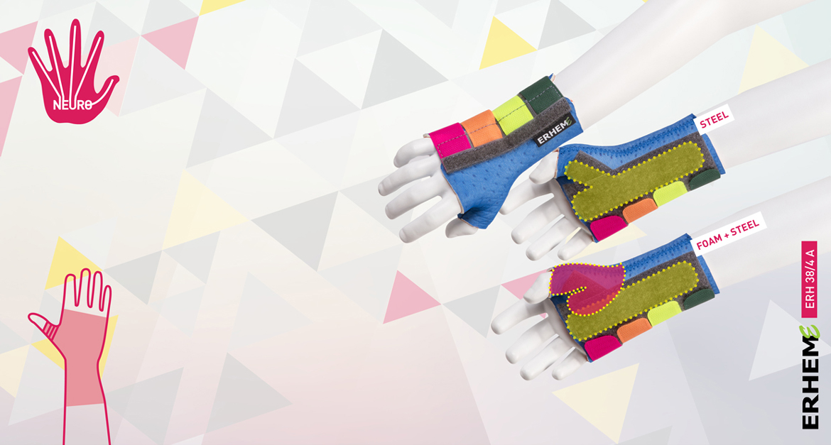 ERH 38/4A Wrist and thumb orthosis, Neuron series