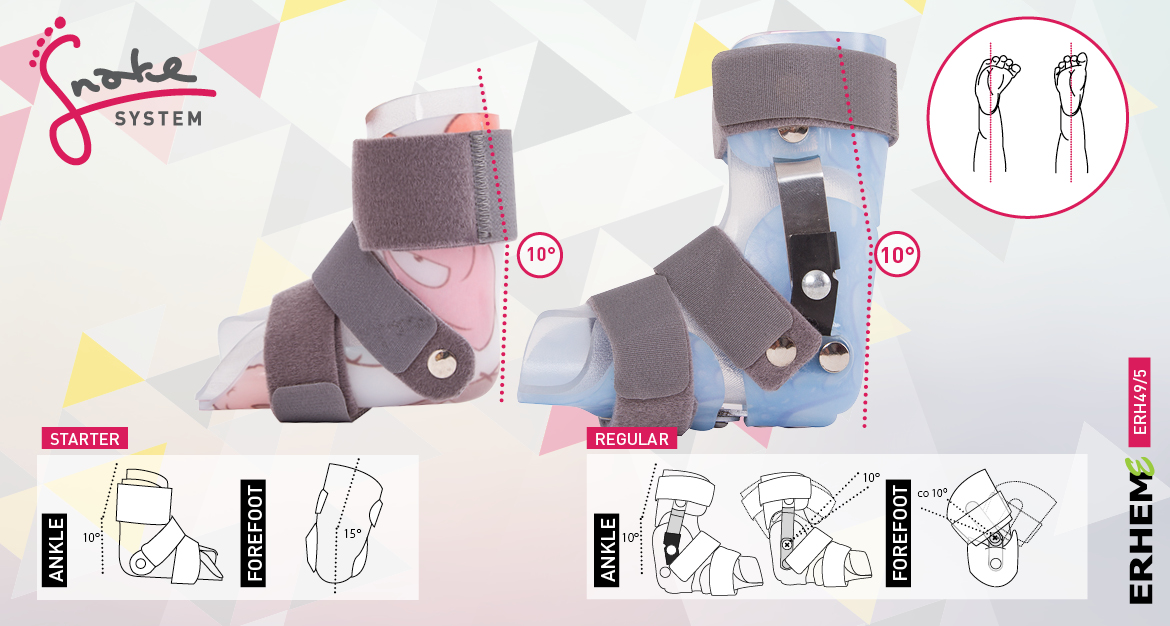ERH 49/5 The brace immobilizing and correcting foot and talocrural joint, Snake system series