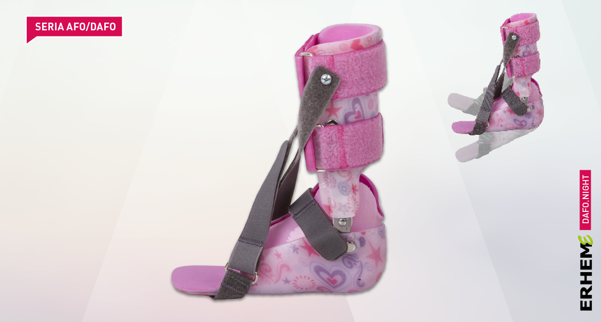 DAFO Night, Short orthosis correcting axial disorders in the frontal plane, AFO/DAFO series