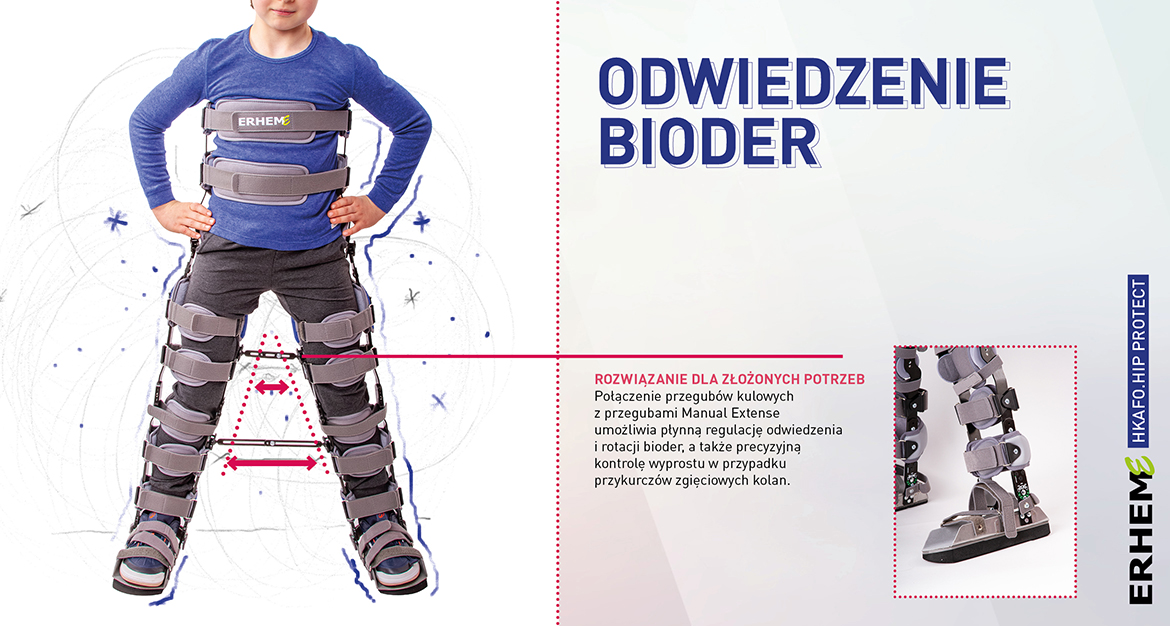 HKAFO joint plus extense, manual extense